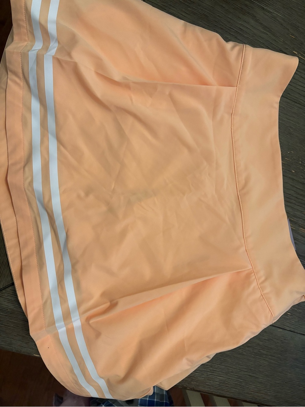 CALIA by Carrie Underwood Peach Skort with White Side Stripes